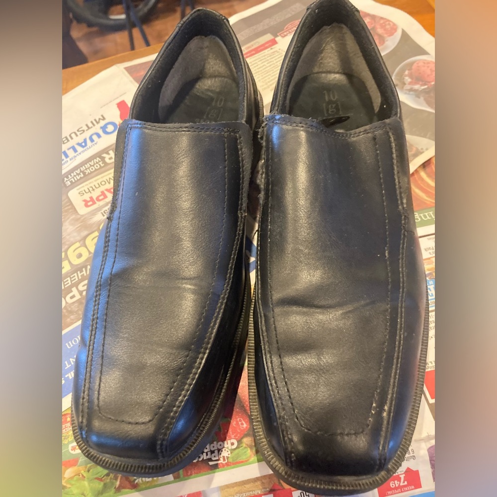 George slip on square toe